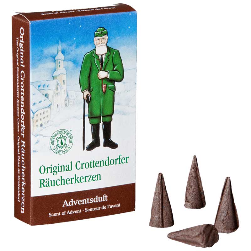 Original Crottendorfer Räucherkerzen "Adventsduft" 24er Pack