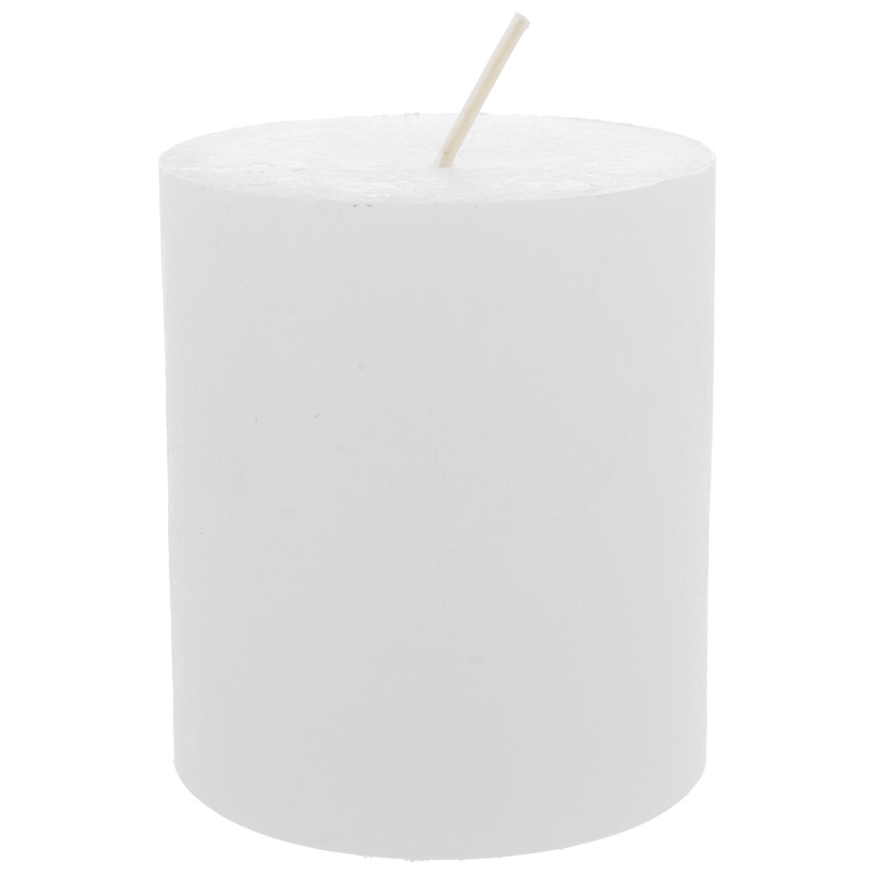 Rustic Kerze 80/70 mm weiß Safe Candle