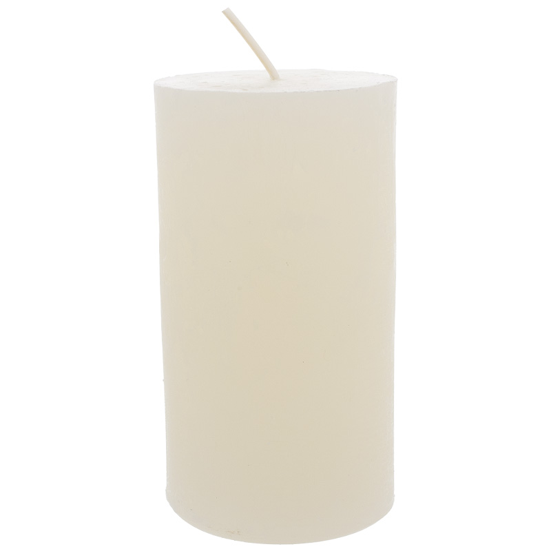 Rustic Kerze 110/60 mm wollweiß Safe Candle