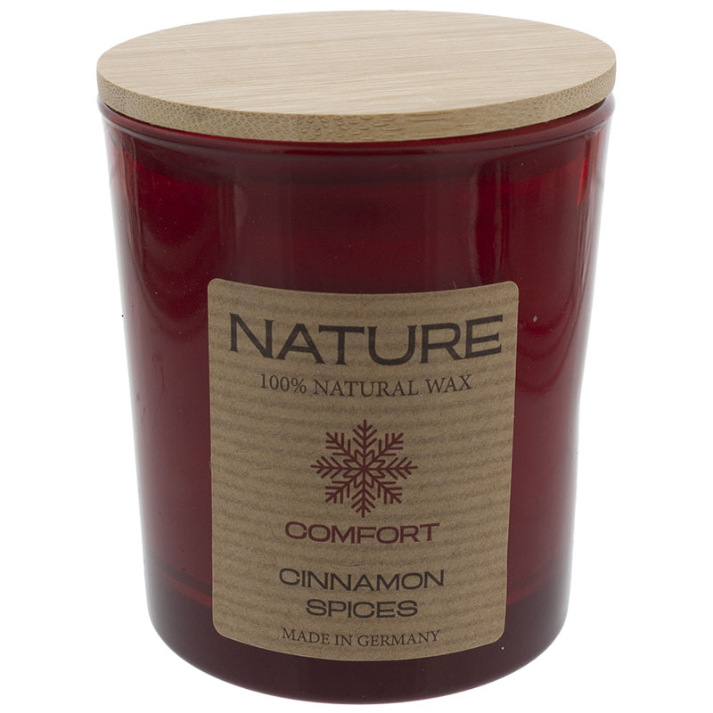 Duftkerze im Glas Senses of Nature Comfort "Cinnamon Spices"