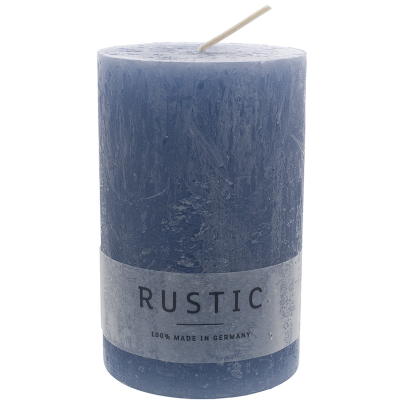 Rustic Kerze 110/70 mm saphir Safe Candle