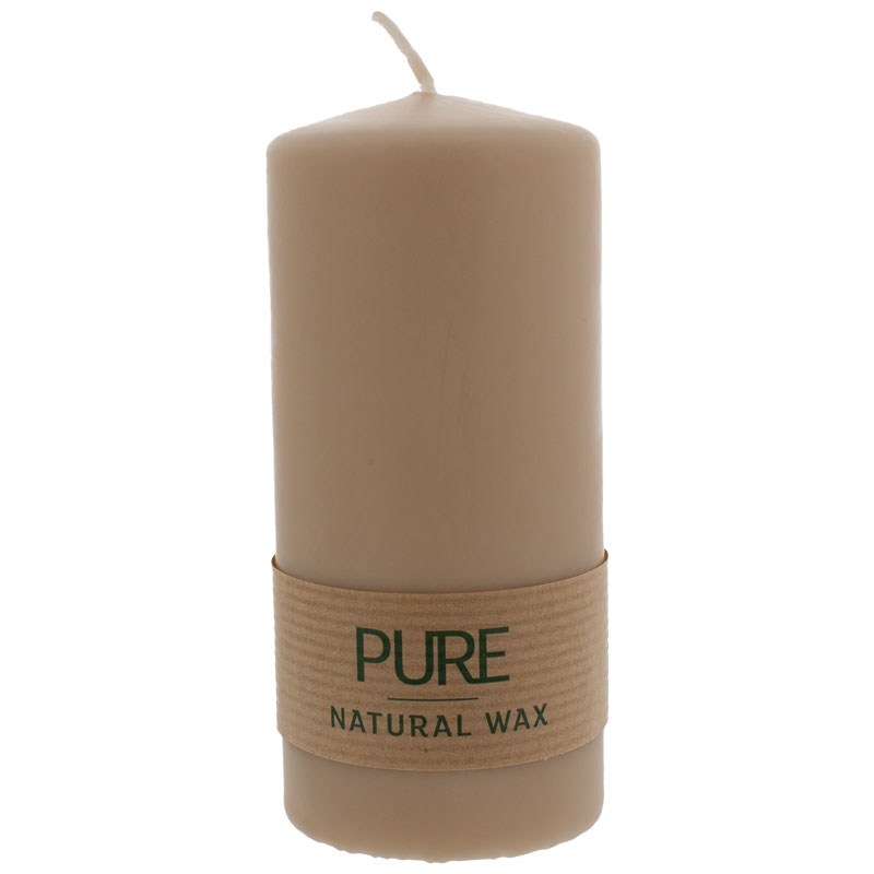 PURE Nature Wax Kerze 130/60 sahara