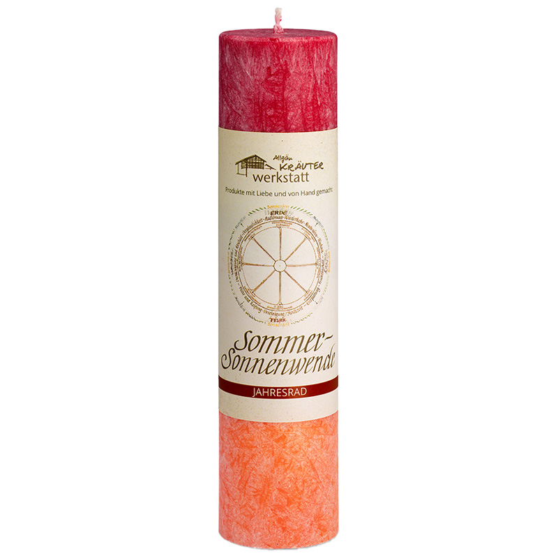 Allgäuer Heilkräuterkerze "Sommer-Sonnenwende"