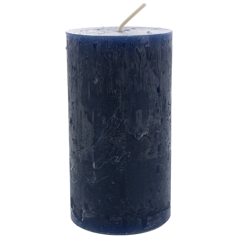 Rustic Kerze 110/60 mm nachtblau Safe Candle