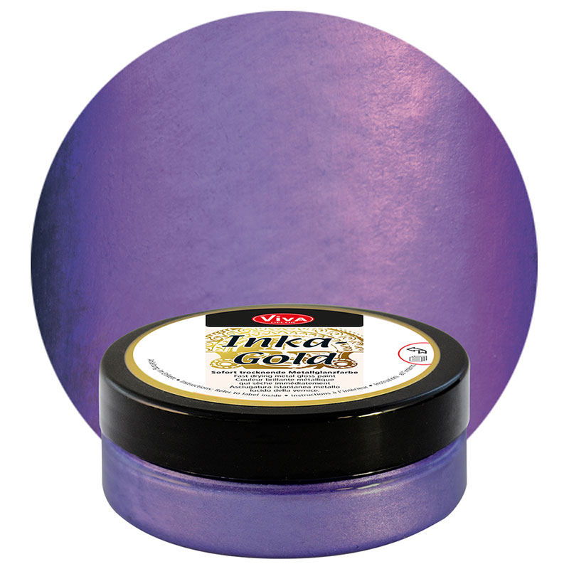 Inka-Gold Farbe violett 62,5 g