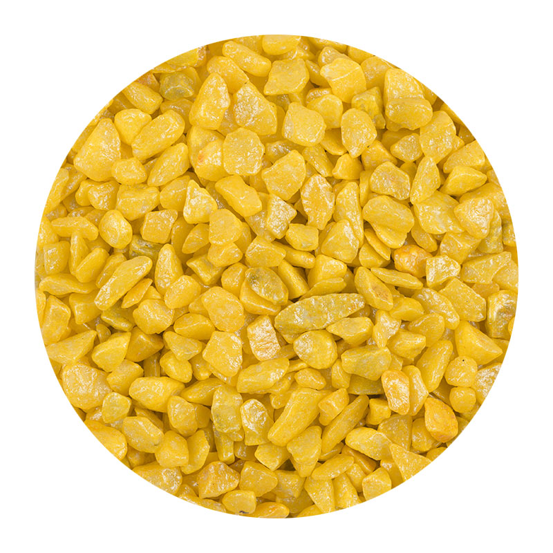 Dekosteine gelb (9-13mm) 1kg