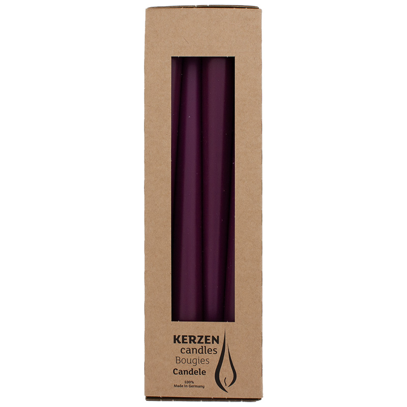 Spitzkerzen 250/23 erika 4er Pack