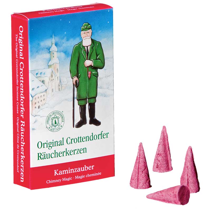 Original Crottendorfer Räucherkerzen "Kaminzauber" 24er Pack