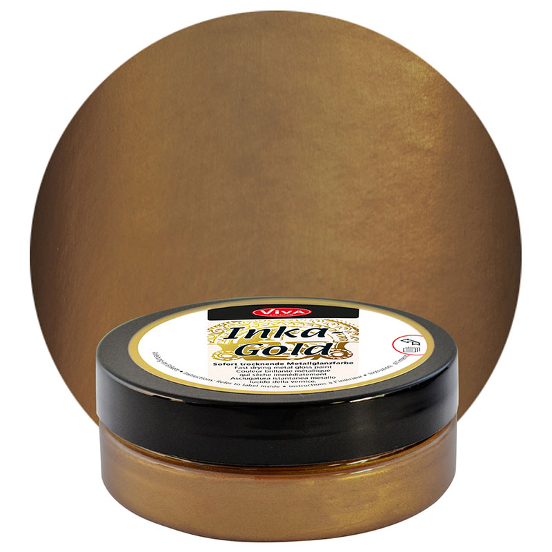 Inka-Gold Farbe goldbraun 62,5 g