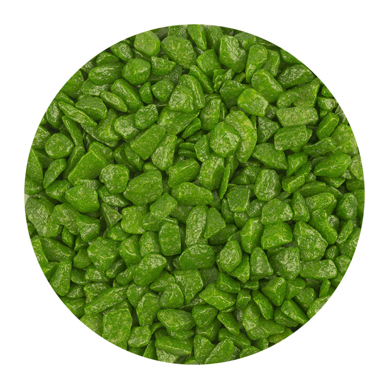 Dekosteine grün (9-13mm) 1kg