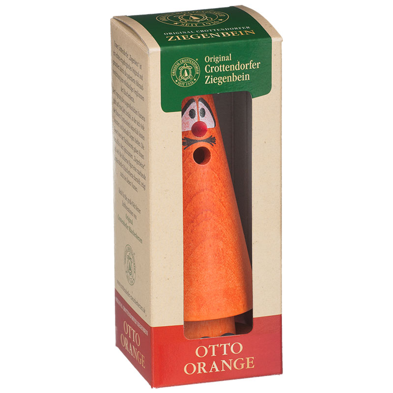 Räucherfigur Crottendorfer Ziegenbein "Otto Orange"
