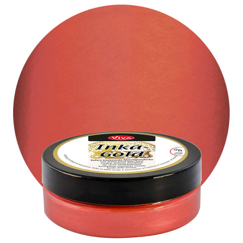 Inka-Gold Farbe lavarot 62,5 g