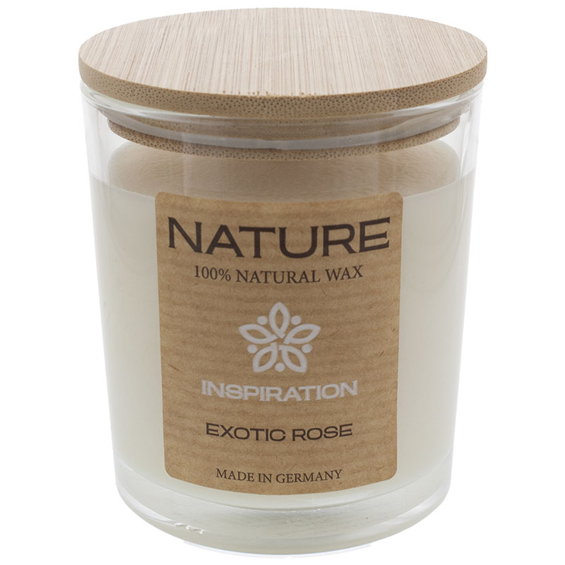 Duftkerze im Glas Senses of Nature Inspiration "Exotic Rose"