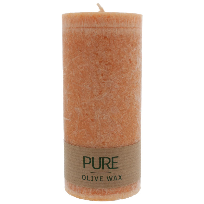 PURE Olive Wax Kerze 130/60 kürbis
