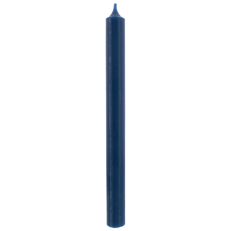 Stabkerzen durchgefärbt dunkelblau 250 mm/22 mm 3er Pack