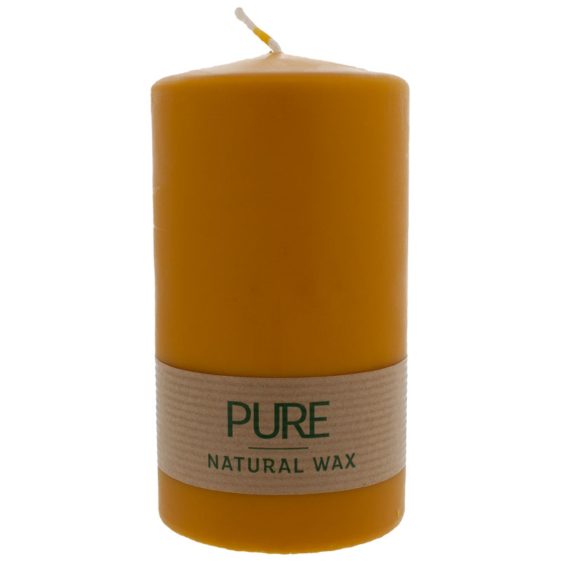 PURE Nature Wax Kerze 130/70 naturgelb