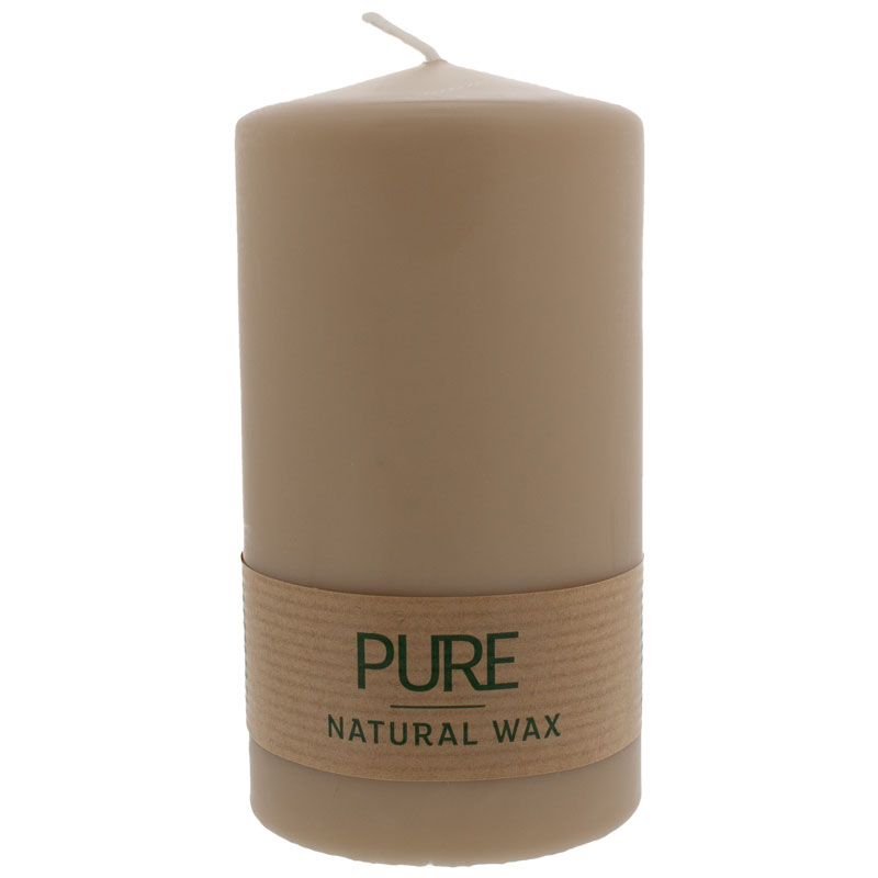 PURE Nature Wax Kerze 130/70 sahara