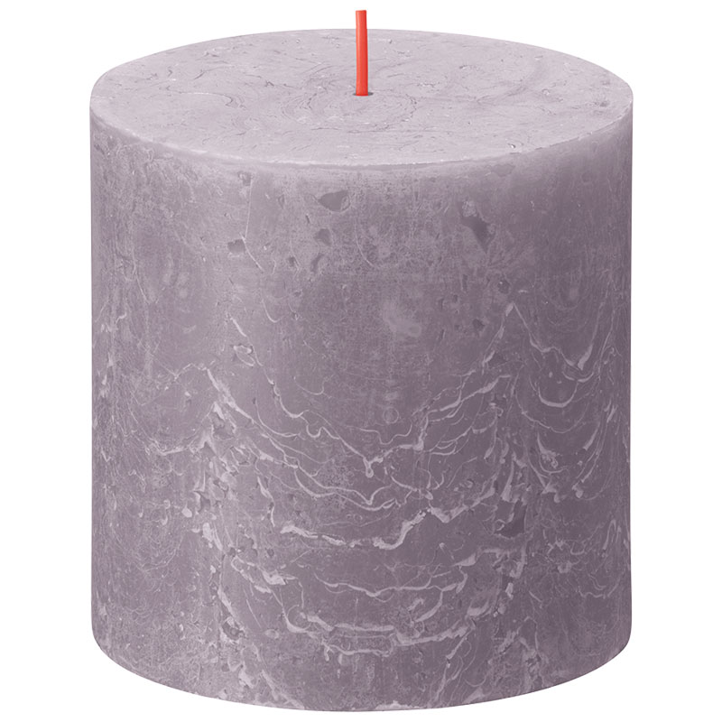 Bolsius Rustikkerze Shine 100/100 Gefrorener Lavendel
