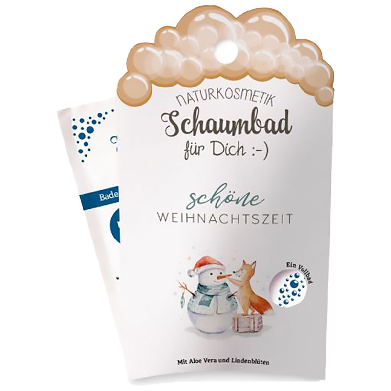 Naturkosmetik Schaumbad für Dich "Schöne Weihnachtszeit"