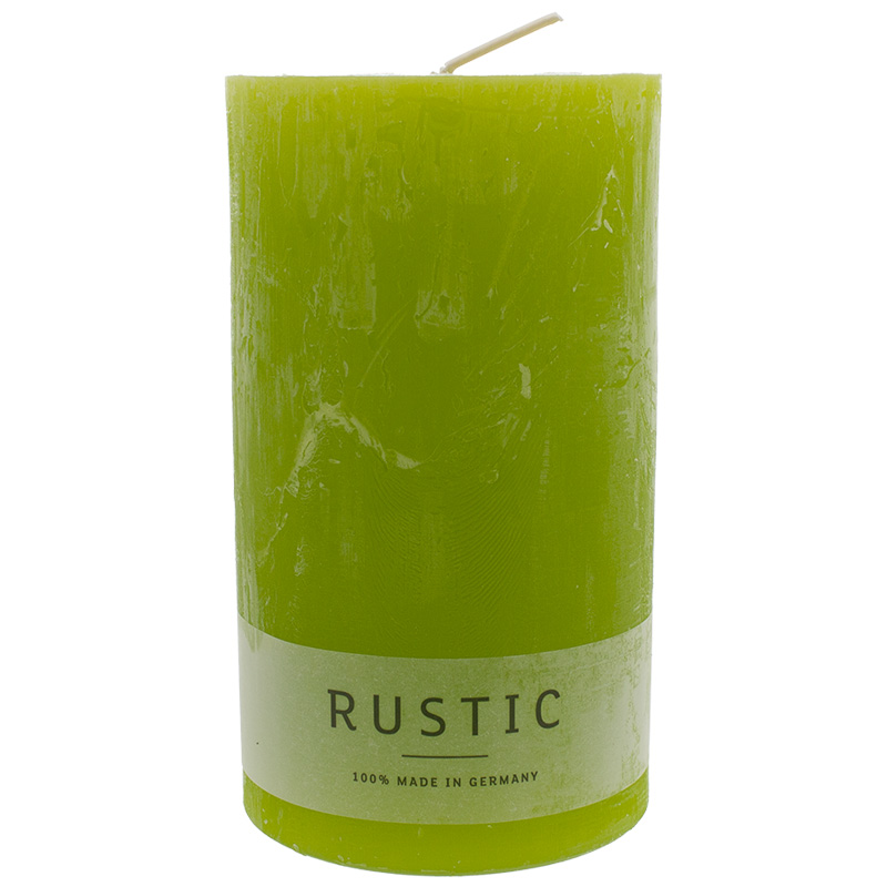 Rustic Kerze 140/80 mm limone Safe Candle