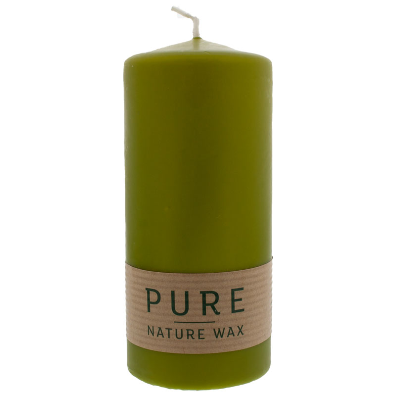 PURE Nature Wax Kerze 130/60 olive