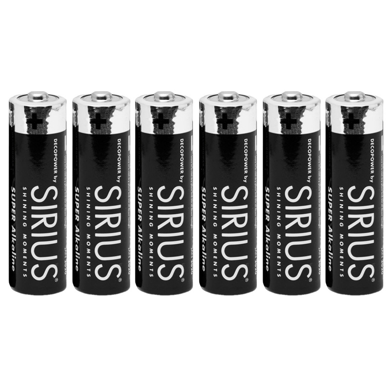 SIRIUS® AA Batterien 6er Pack