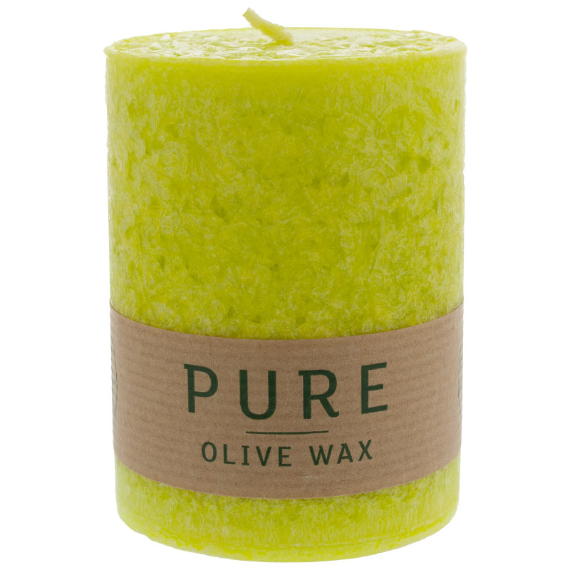 PURE Olive Wax Kerze 90/70 limone