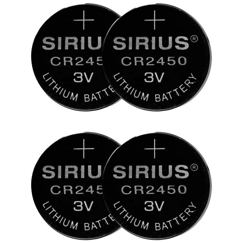 SIRIUS® CR2450 Batterien 4er Pack