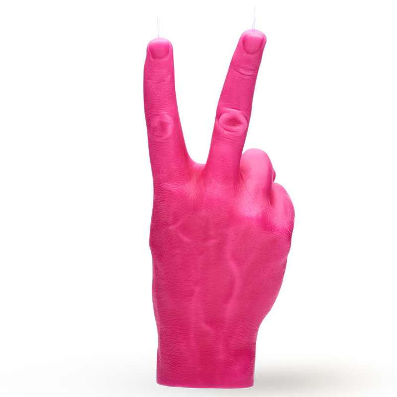 CandleHand Kerze "Peace" pink CandleHand Kerze "Peace" pink