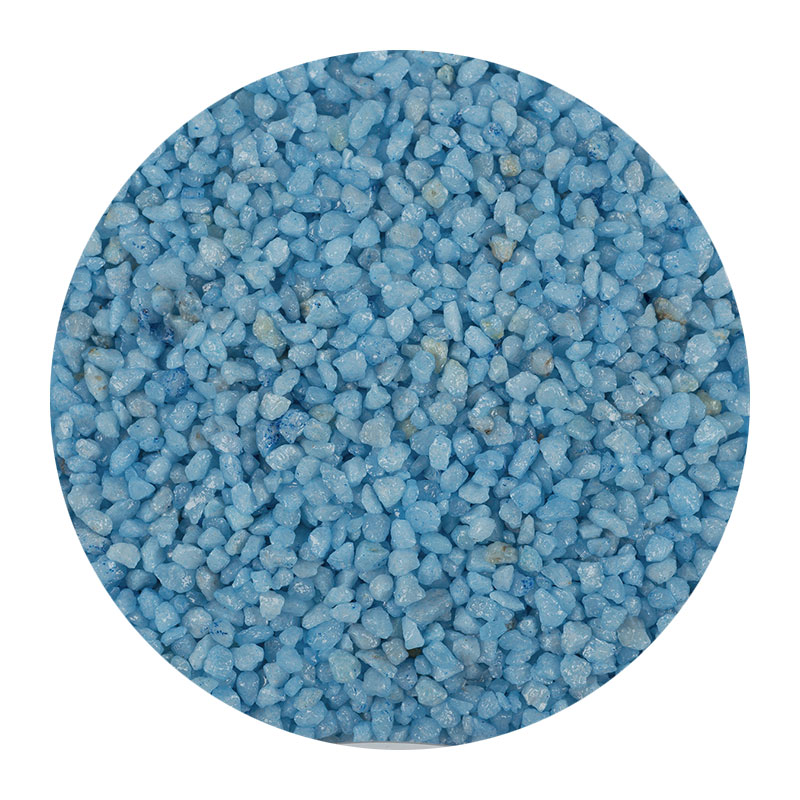 Dekogranulat hellblau (2-3mm) 1kg