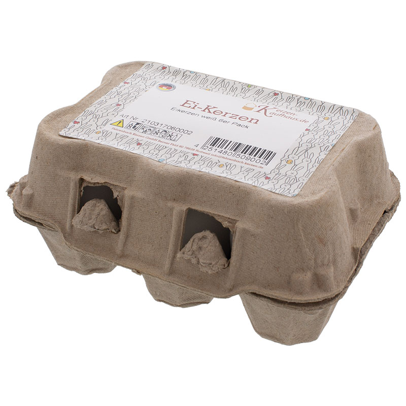 Eikerzen weiß 6er Pack