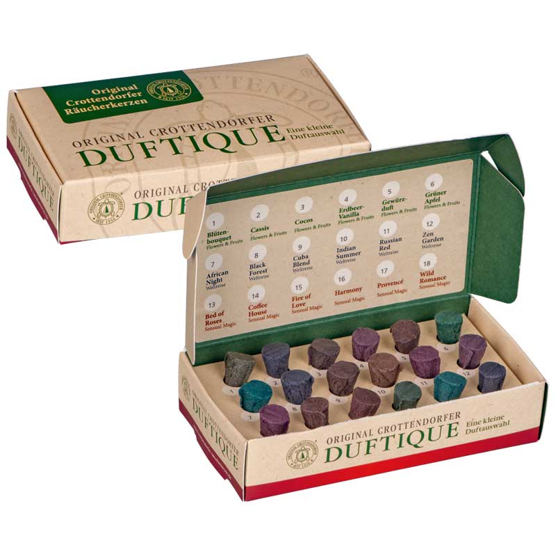 Duftique - Flowers & Fruits, Weltreise & Sensual Magic Original Crottendorfer Rä