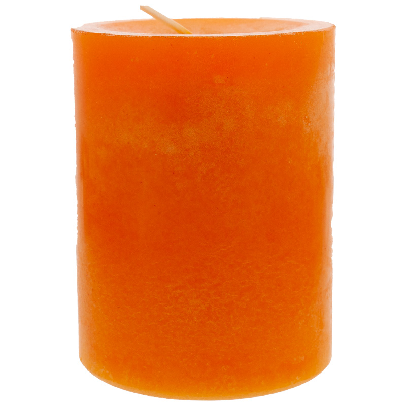 Kerze durchgefärbt "Trend" 90/70 mandarin