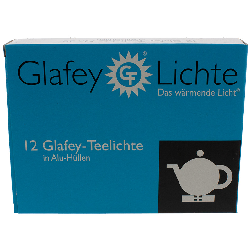 Glafey Teelichte® in Alu Hüllen Nr. 28 12er Pack