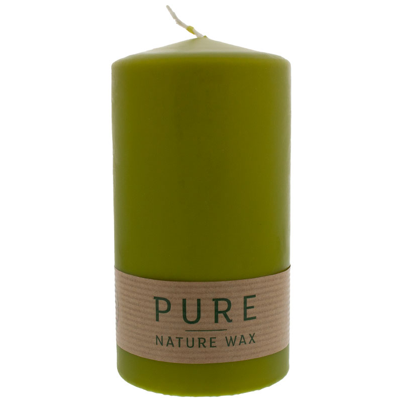 PURE Nature Wax Kerze 130/70 olive