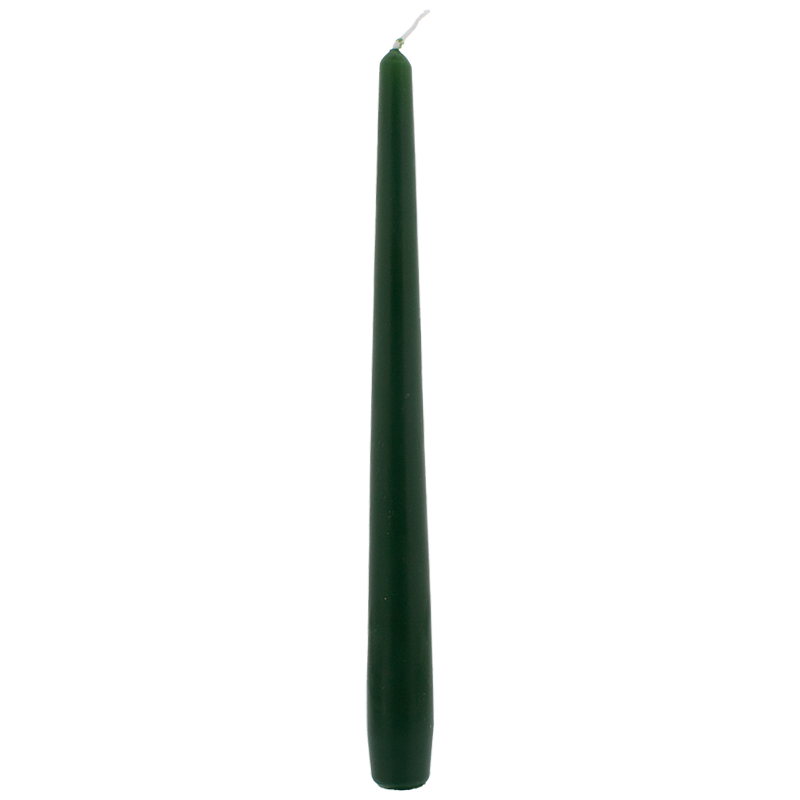 Spitzkerzen 250/23 jägergrün 4er Pack