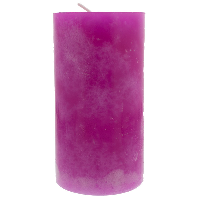 Kerze durchgefärbt "Trend" 130/70 fuchsia