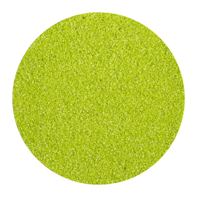 Farbsand apfelgrün (0,1-0,5mm) 1kg Farbsand apfelgrün (0,1-0,5mm) 1kg