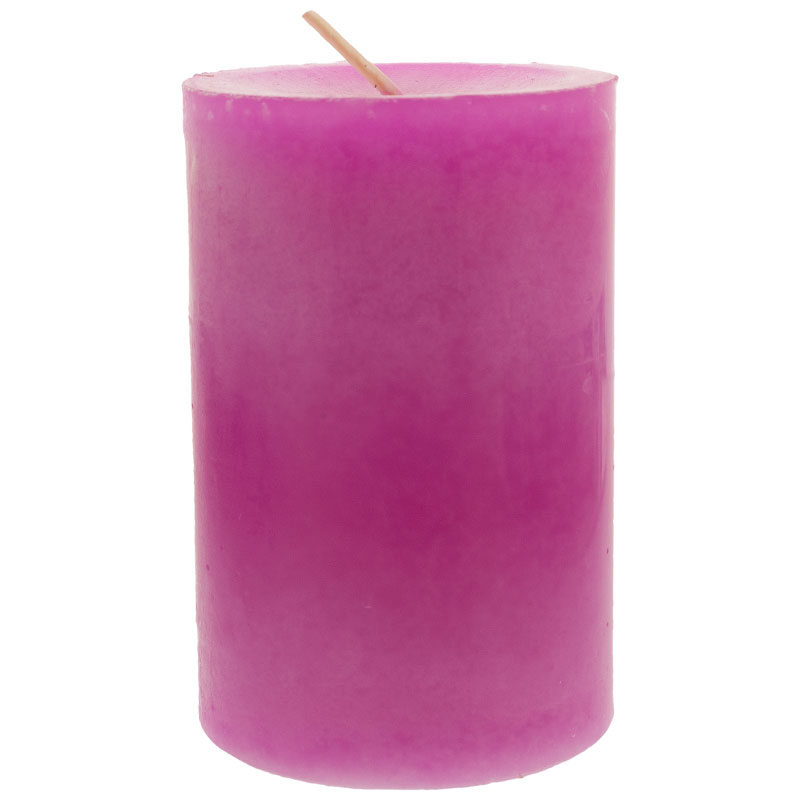 Kerze durchgefärbt "Trend" 90/60 fuchsia