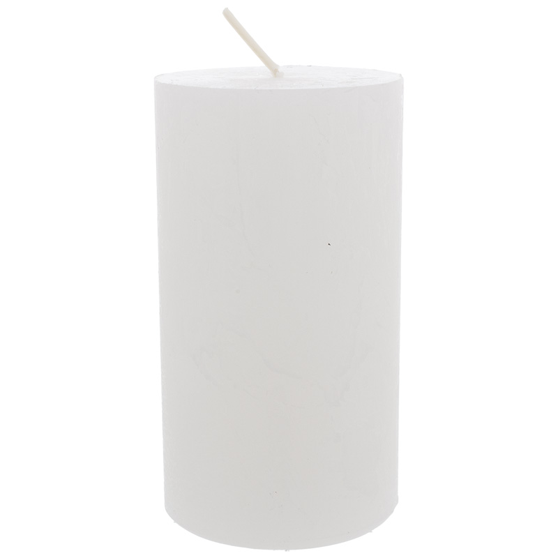 Rustic Kerze 110/60 mm weiß Safe Candle