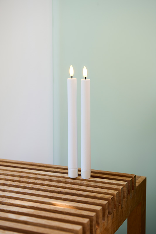 SIRIUS® LED Echtwachs Stabkerzen "Sille" wiederaufladbar 25x2 cm 2er Set SIRIUS® LED Echtwachs Stabkerzen "Sille" wiederaufladbar 25x2 cm 2er Set
