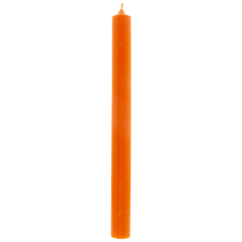 Stabkerze durchgefärbt orange 250 mm/22 mm