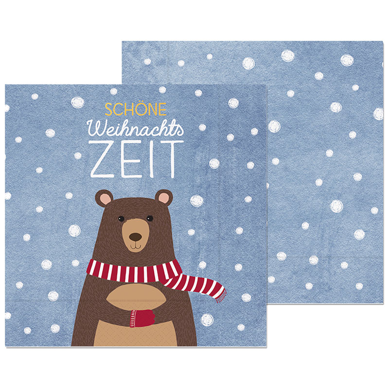 Servietten für Dich "Schöne Weihnachtszeit" 20er Pack