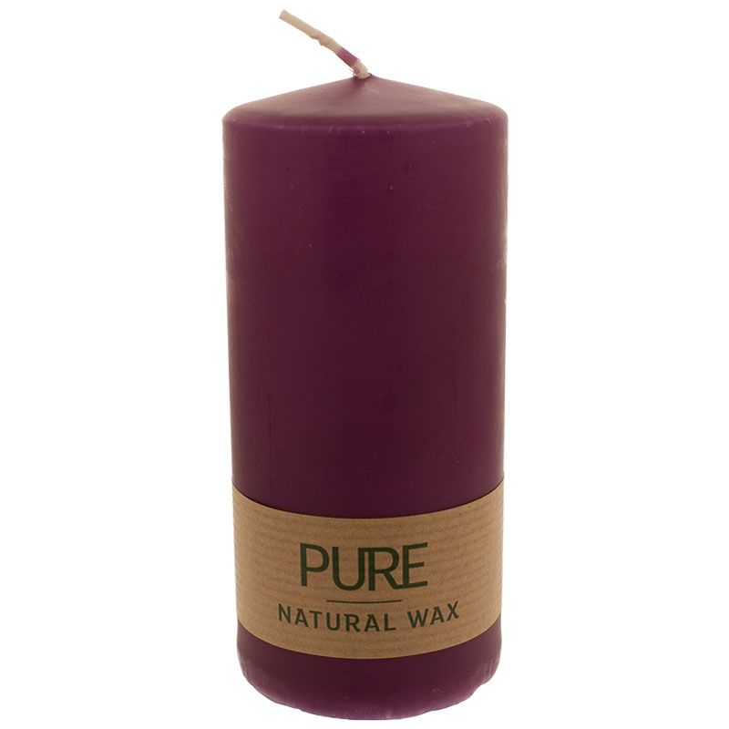 PURE Nature Wax Kerze 130/60 erika