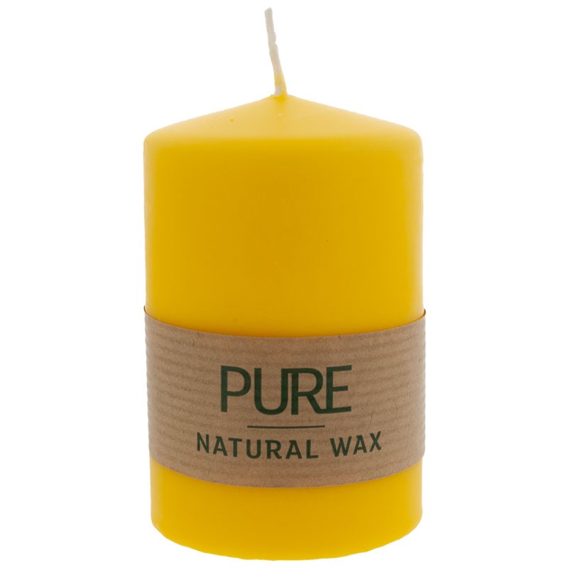 PURE Nature Wax Kerze 90/60 zitrone
