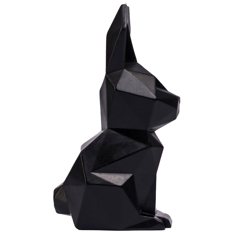 PyroPet Kerze Hase "Hoppa" schwarz