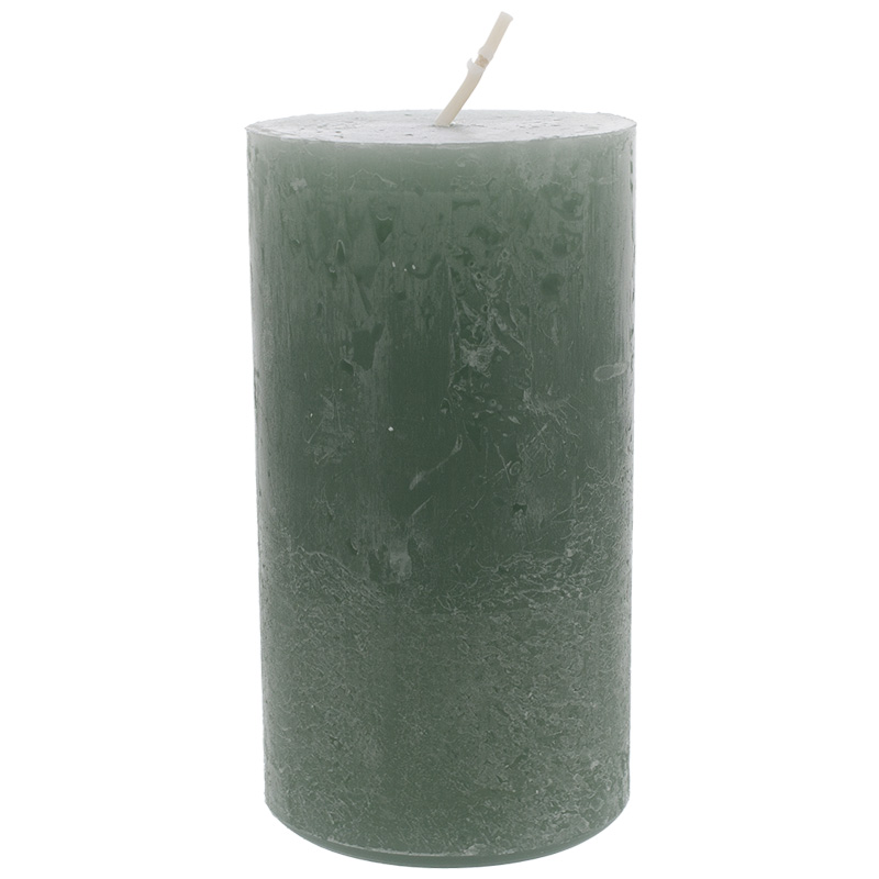 Rustic Kerze 110/60 mm smaragd Safe Candle