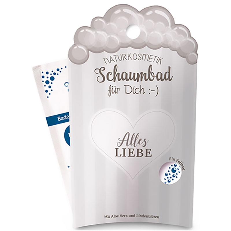 Naturkosmetik Schaumbad für Dich "Alles Liebe"