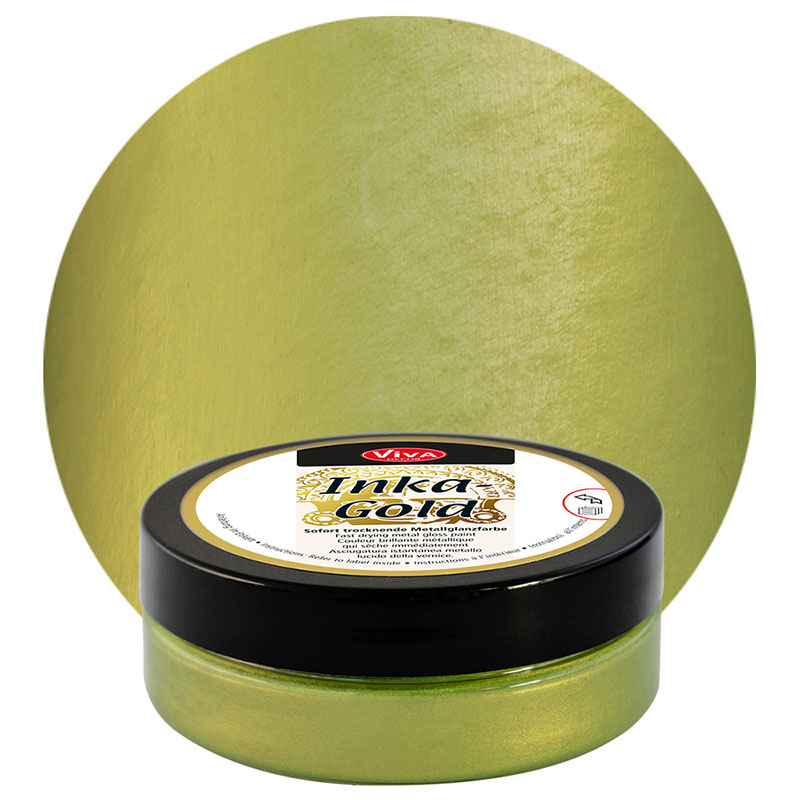 Inka-Gold Farbe grün-gelb 62,5 g
