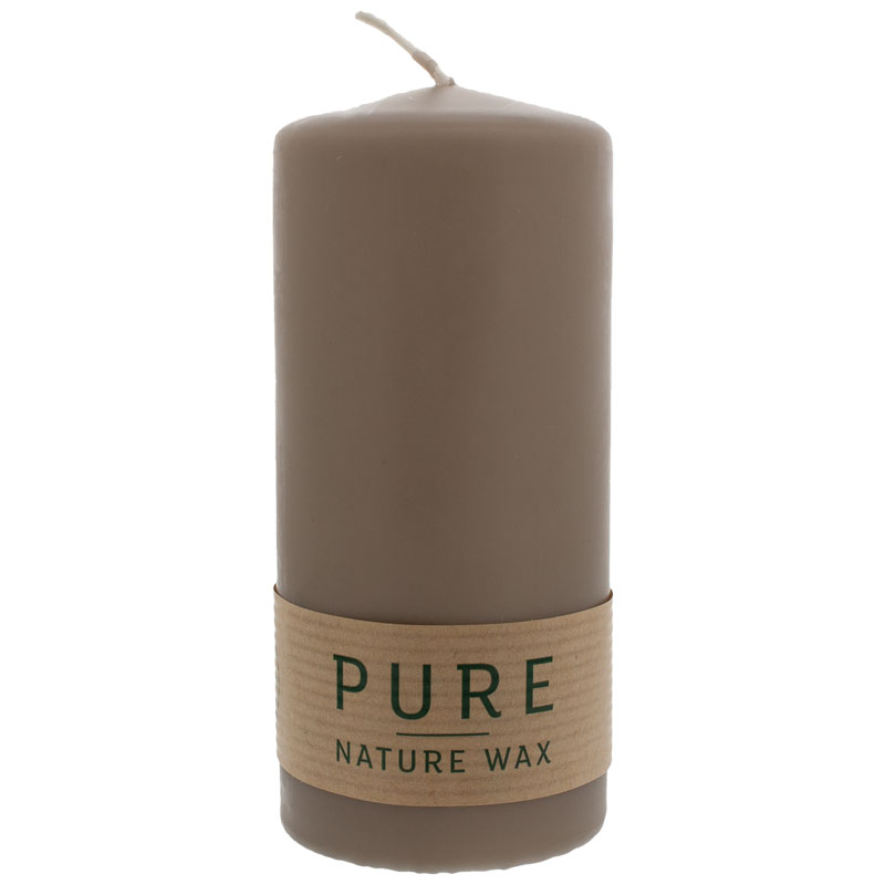 PURE Nature Wax Kerze 130/60 sand